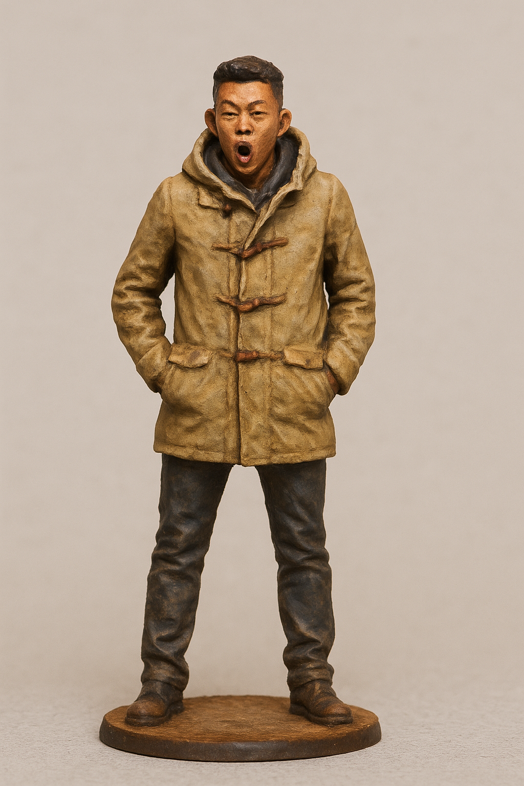 Scale Deck Crewman in Duffle Coat – Hands in Pockets TG92