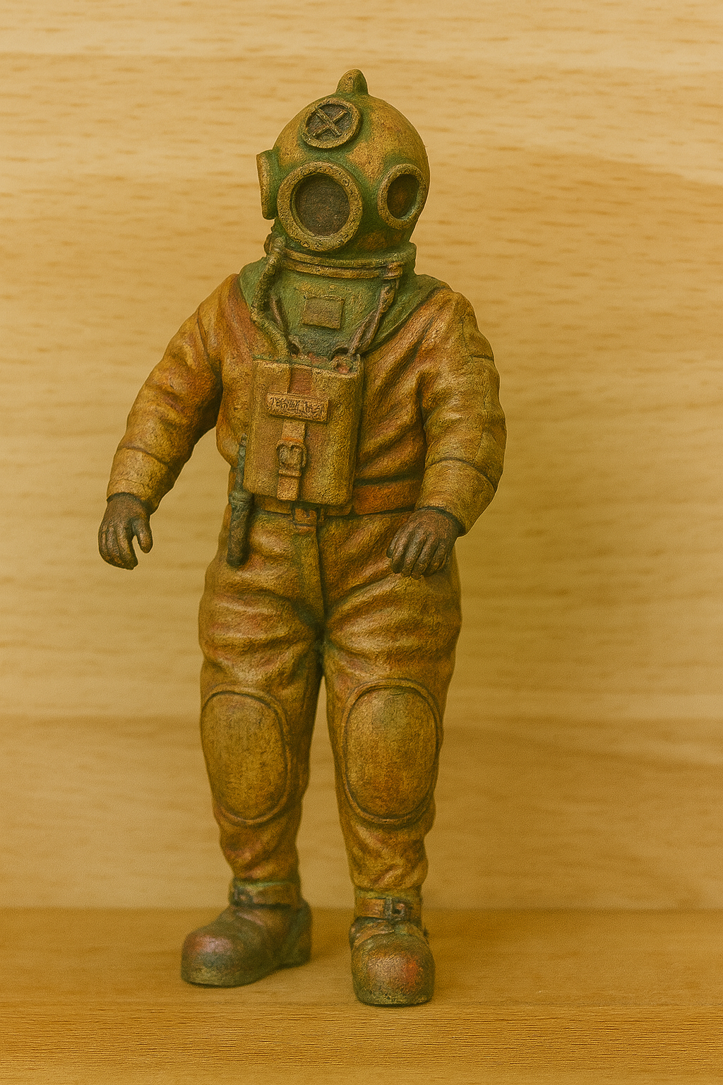Model Figure Diver – Rebreather & Large Diving Helmet TG98