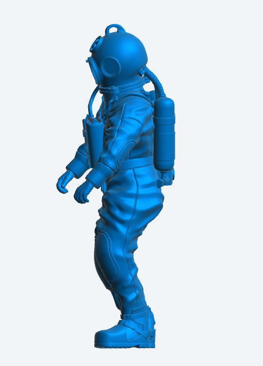 Model Figure Diver – Rebreather & Large Diving Helmet TG98