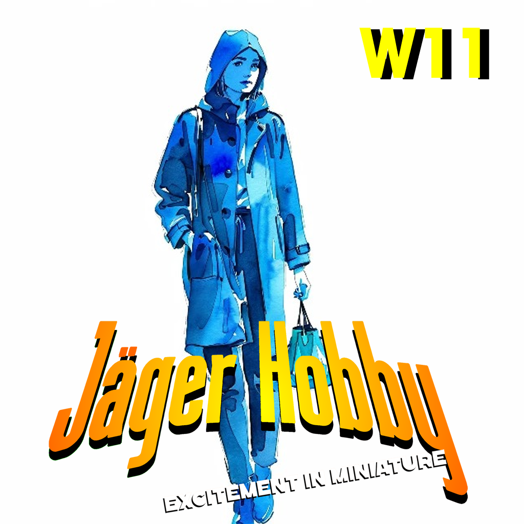 Jager Hobby W11 – Scale Model Modern Woman with Shopping Bag