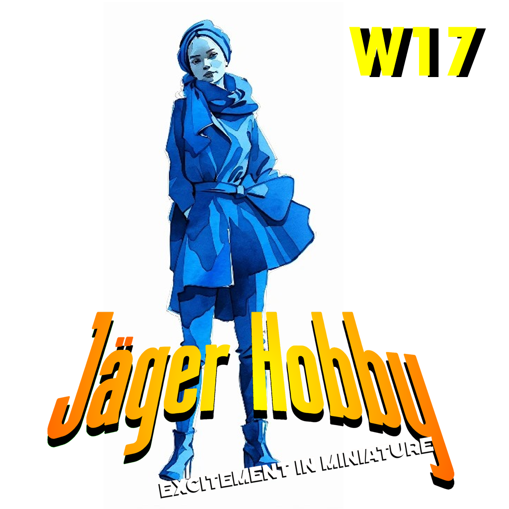 W17 Tamiya RC Car Scale Model Woman in Shawl with Shoulder Bag