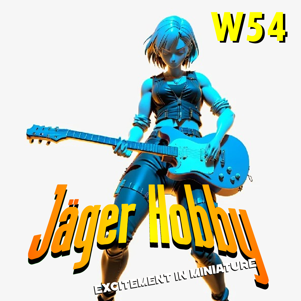 W54 – Sexy Woman Guitarist | Scale Model Female Figure