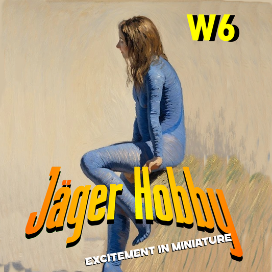 Jager Hobby W6 Woman Figure – Joyful Leap in Jeans and T-Shirt