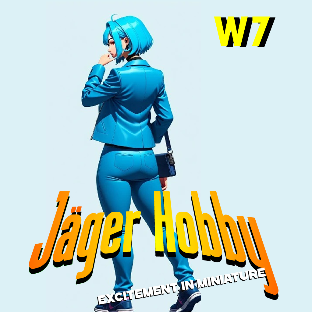 Jager HobbyW7 Woman Figure – Modern Shopper on the Go
