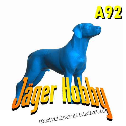 A92 Scale Model English Pointer Dog – Alert and Ready