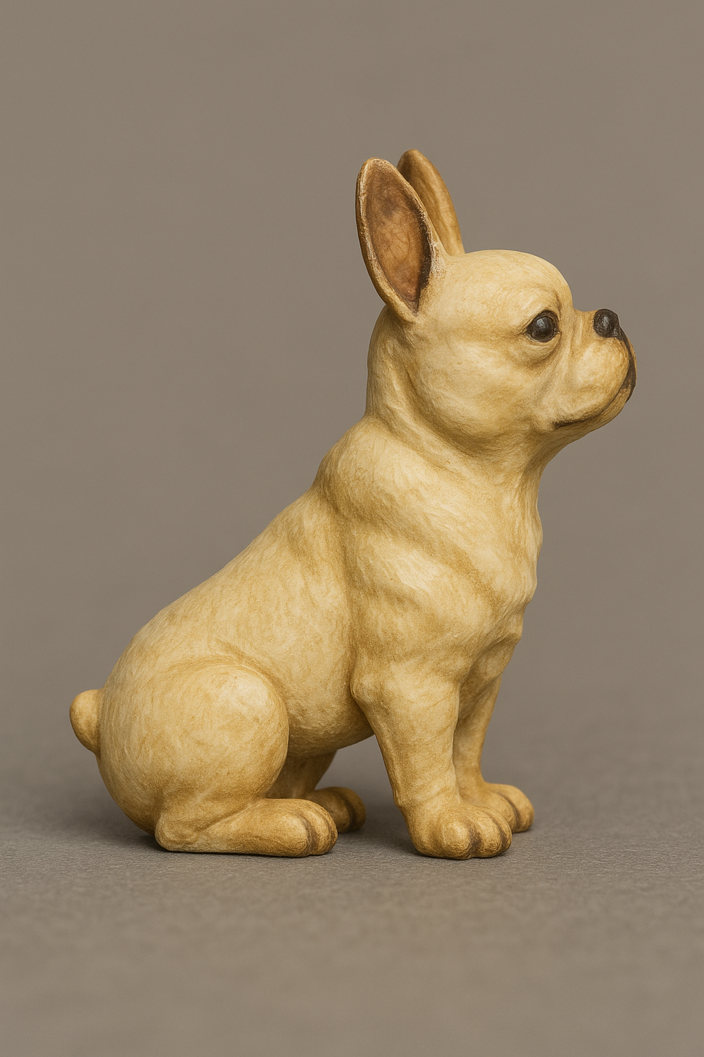 Scale Model Sitting French Bulldog RC Models & Dioramas A13
