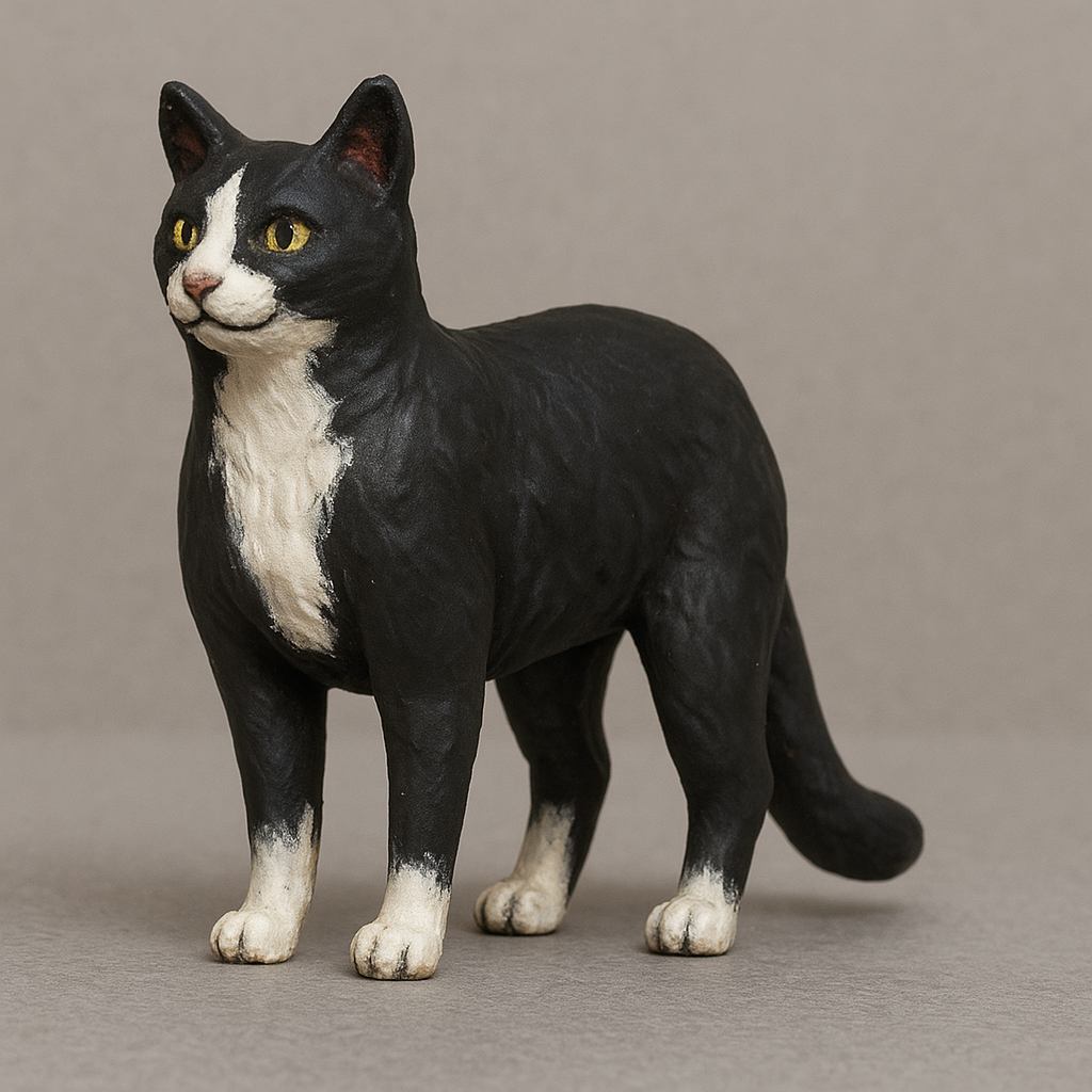 Ship’s Tabby Cat – Scale Model Figure for Boats, Dioramas A26