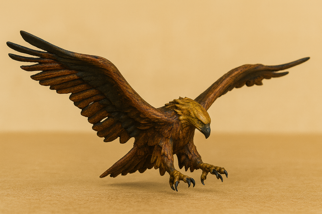 1:48 Multi Scale Eagle with Wings Open Dioramas A53