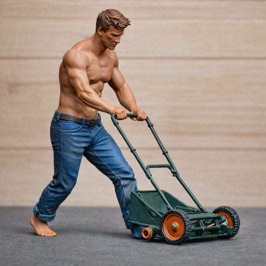 M106 Gardner Figure – Classic Groundsman  Yard Worker Unpainted