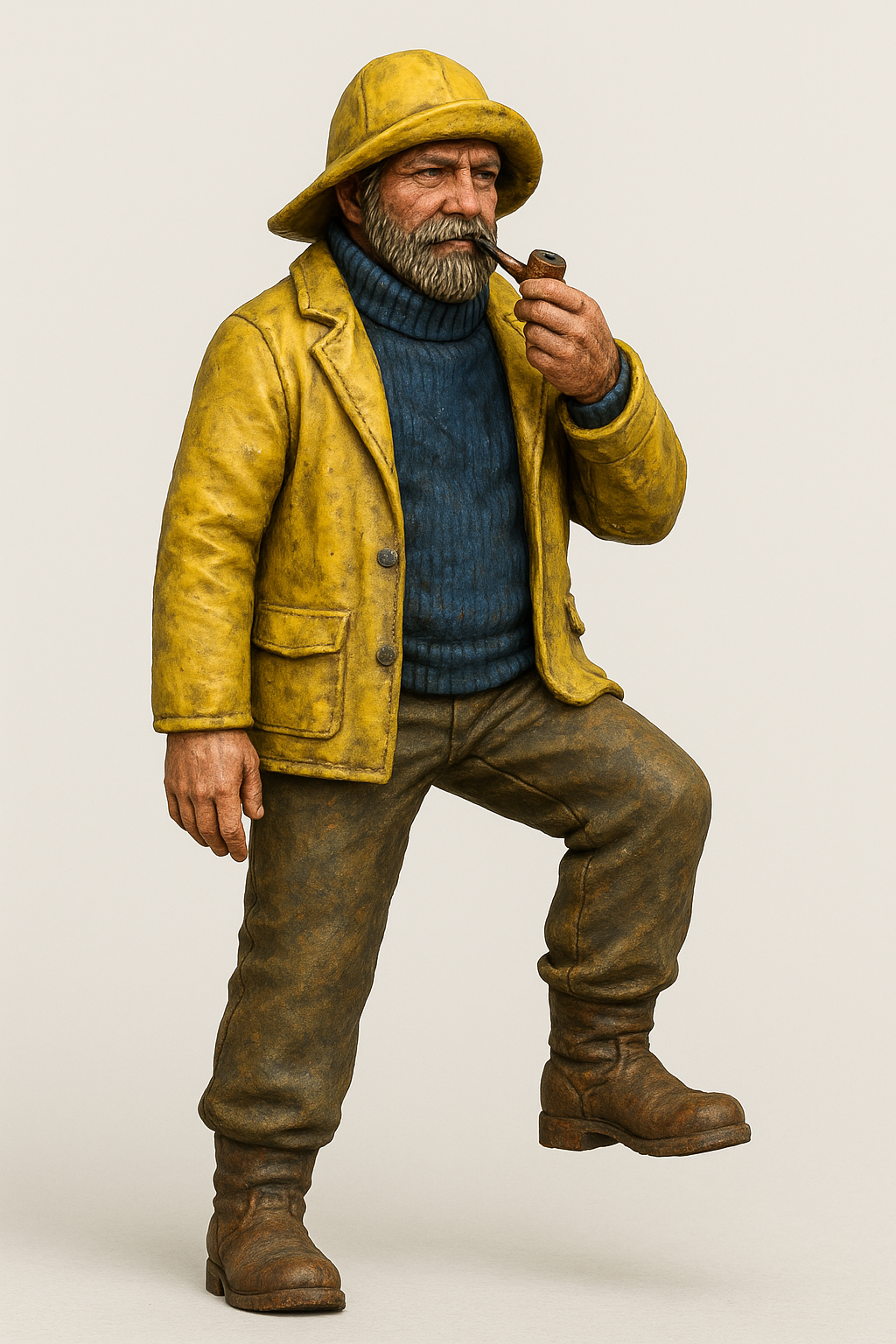 TG64C 115 Scale Billings Crew Figure – Bearded Sailor