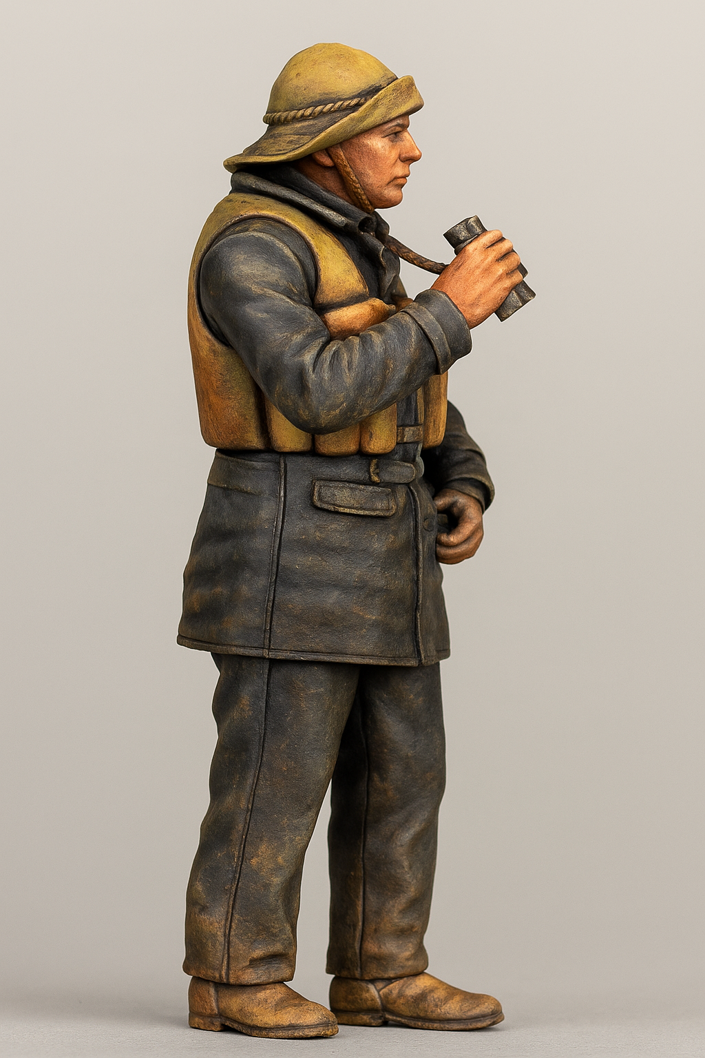 TG33 MTB Motor Torpedo Boat Crewman Unpainted Scale Model Figure