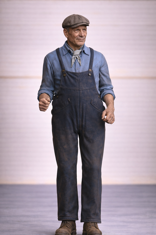 TG6B Scale model crew TID Tug, Puffer Drifter Lugger Unpainted