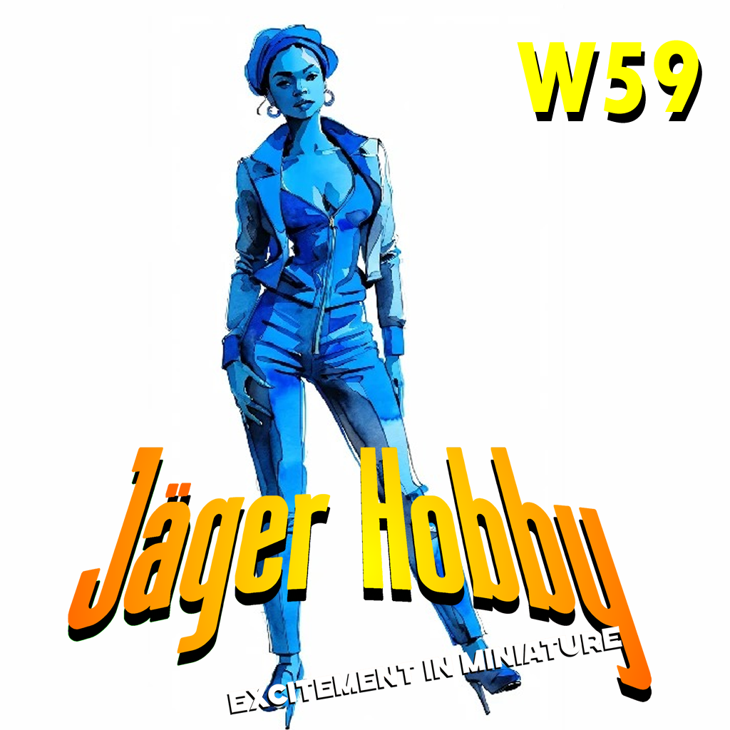 W59 – Sexy Woman Wearing Leather Corset and Pants | Scale Model Female Figure