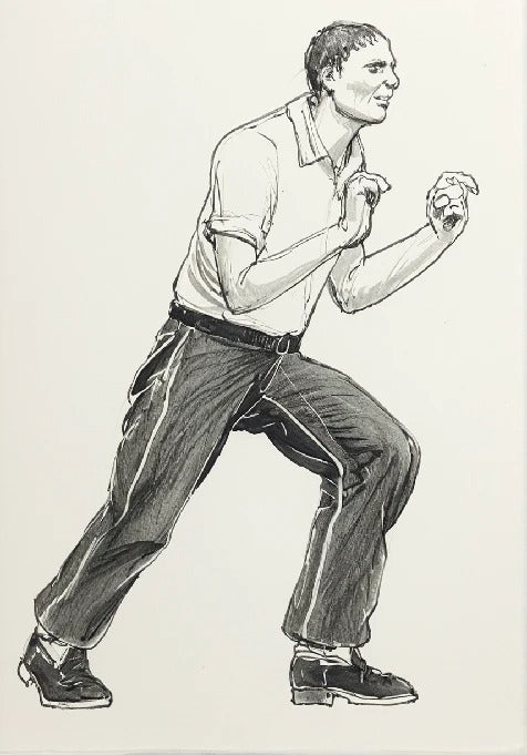 M43 1:43 Man Pushing Heavy Vehicle Multi Scale Model Male Figure