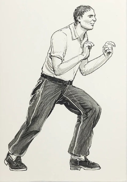 M43 1:43 Man Pushing Heavy Vehicle Multi Scale Model Male Figure