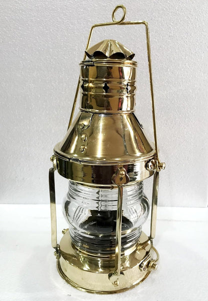 SA89 Fresnel Lens Oil Anchor Lantern – Handheld Historic Ship’s Light