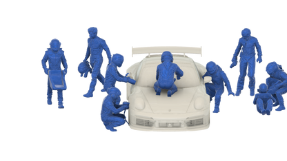 C36 WEC GT Pit Crew – Refuelling Technician Figure Unpainted