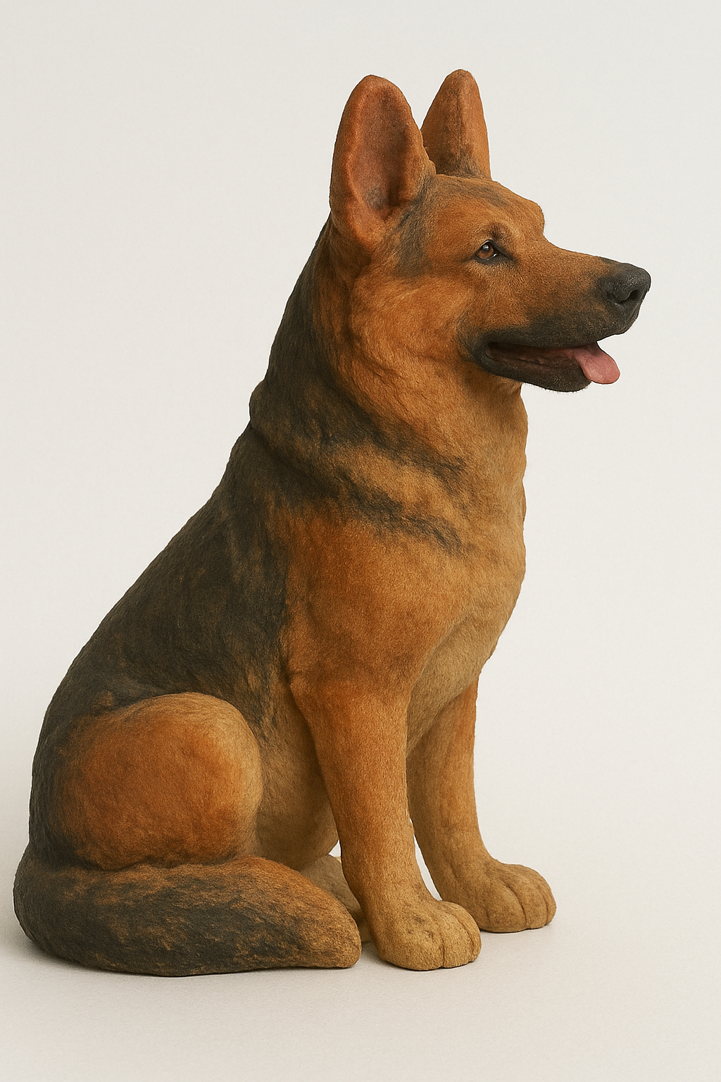  Small sat  Border Collie dog model ship crew