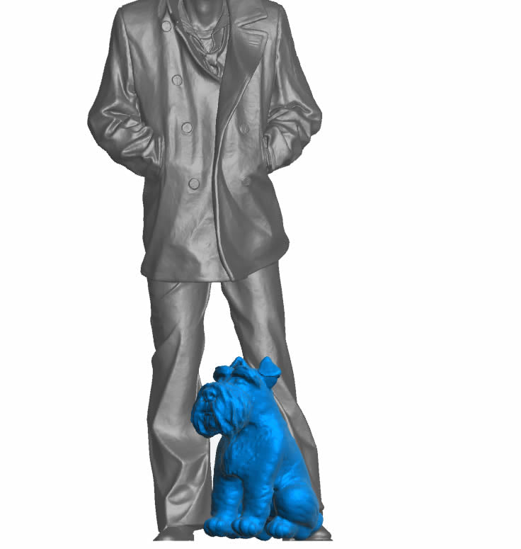 A97 Miniature Schnauzer Dog – Unpainted Scale Model