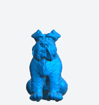 A97 Miniature Schnauzer Dog – Unpainted Scale Model
