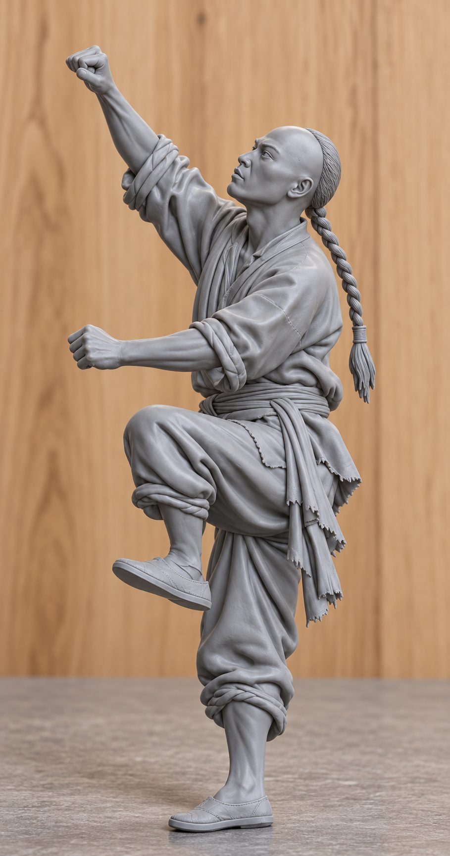 JK5 Chinese Fishing Junk Crew Figure Climbing Rigging – Unpainted, Multi-Scale 1/96 to 1/8