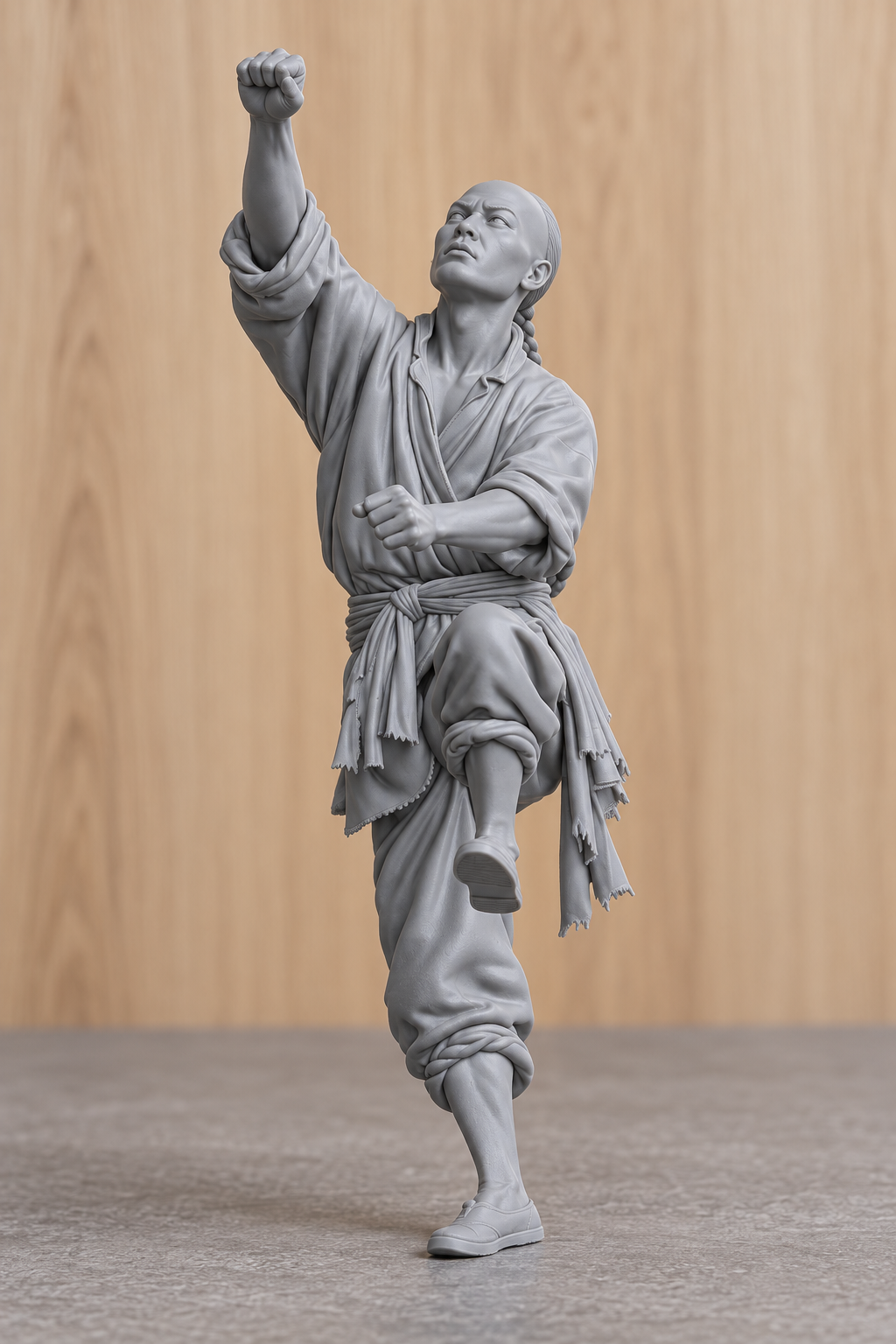 JK5 Chinese Fishing Junk Crew Figure Climbing Rigging – Unpainted, Multi-Scale 1/96 to 1/8