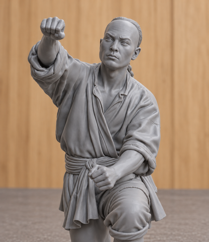 JK5 Chinese Fishing Junk Crew Figure Climbing Rigging – Unpainted, Multi-Scale 1/96 to 1/8