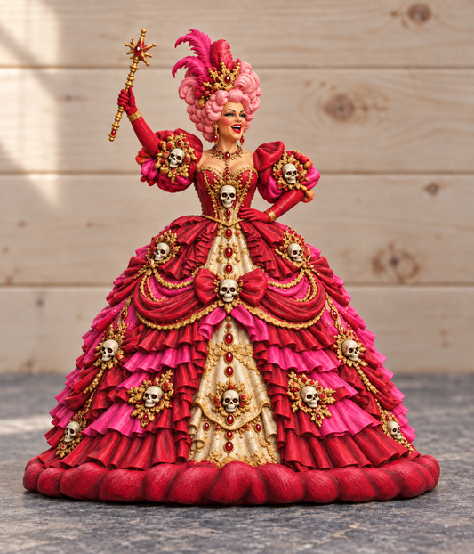 K4 – THE EVIL FAIRY GODMOTHER Unpainted Multi-Scale Resin Fantasy Figure