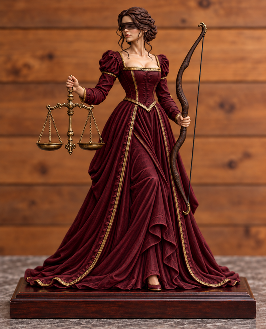 K9 – THE HUNTRESS FOR JUSTICE Unpainted Multi-Scale Resin Dark Fantasy Figure