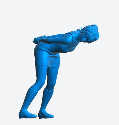 EMS1C Female Prisoner – Unpainted Scale Model Figure (Multi-Scale)