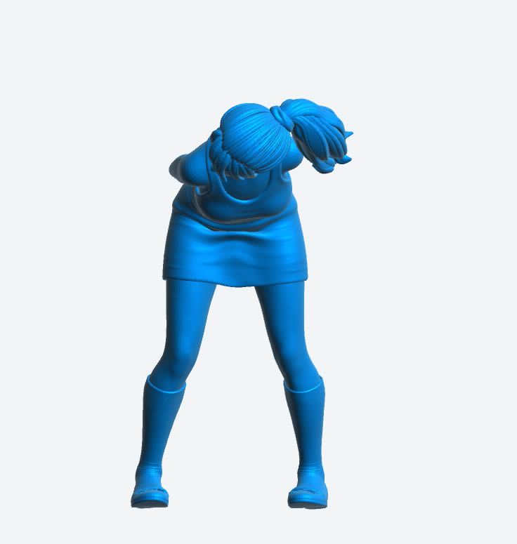 EMS1C Female Prisoner – Unpainted Scale Model Figure (Multi-Scale)