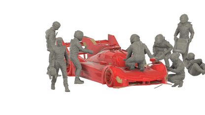 C36 WEC GT Pit Crew – Refuelling Technician Figure Unpainted