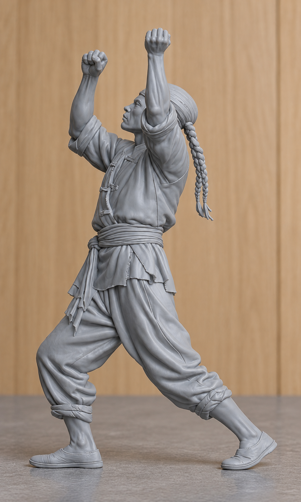 JK6 Chinese Fishing Junk Crew Figure Trimming Sail – Unpainted, Multi-Scale 1/96 to 1/8 | Jager Hobby