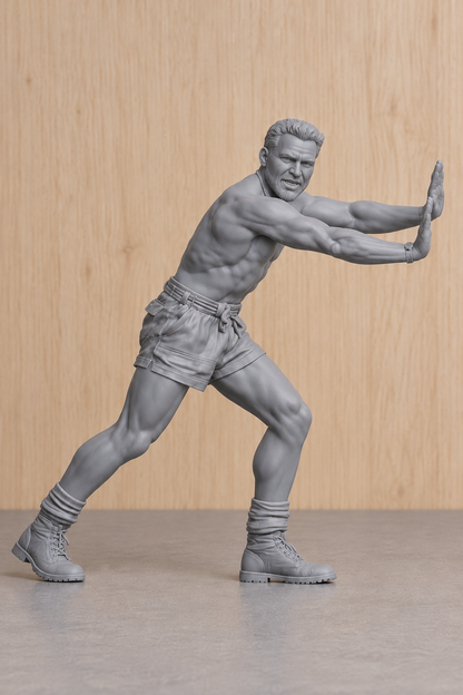 SM31 – Ice Cold in Alex Captain van der Poel Pushing “Katy” 1:35 multi Scale Model Figure