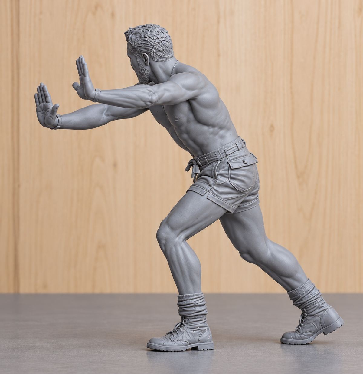 SM31 – Ice Cold in Alex Captain van der Poel Pushing “Katy” 1:35 multi Scale Model Figure