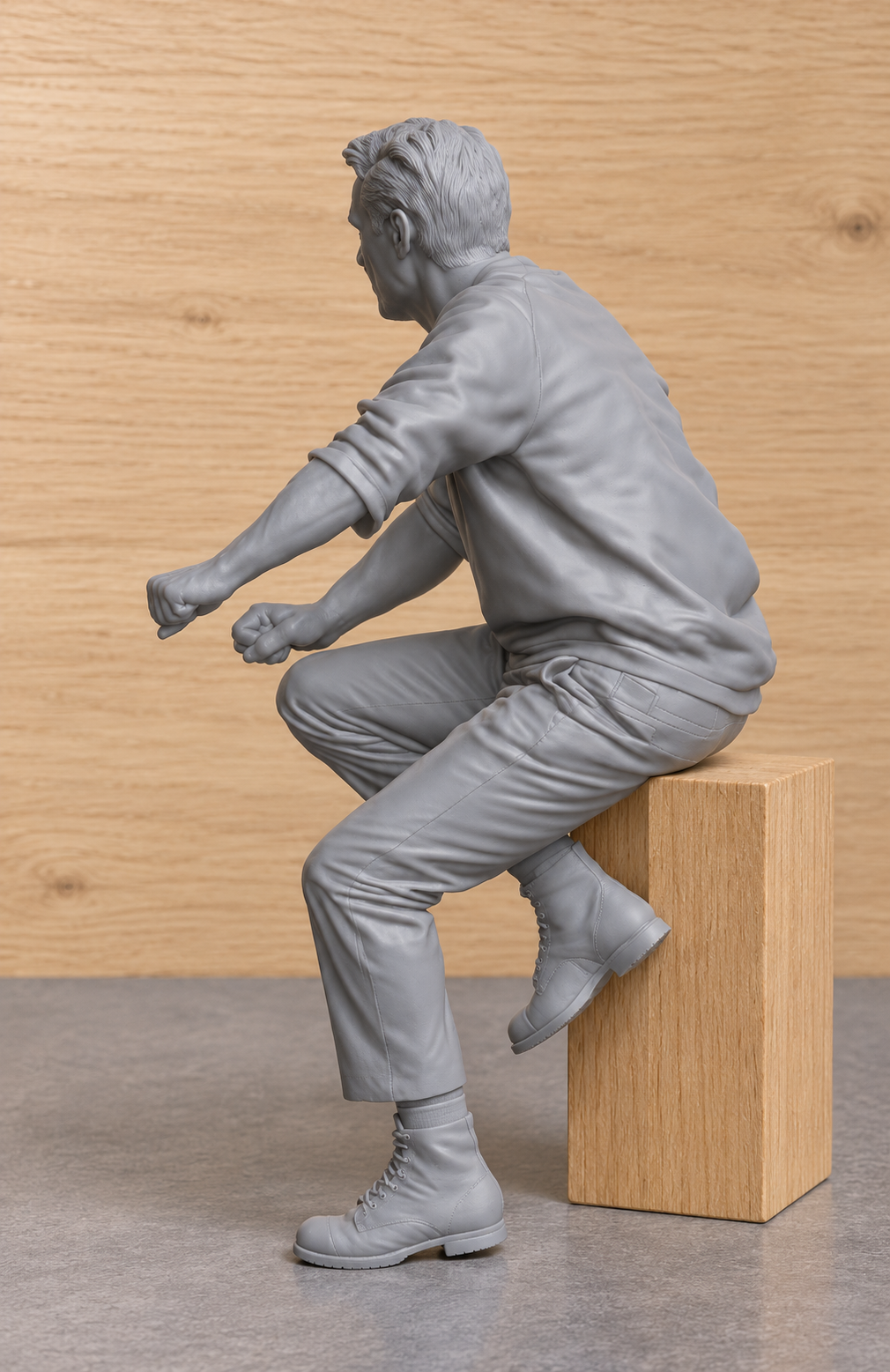 B54 Steve McQueen Motorcycle Figure – The Great Escape Unpainted, Multiple Scales