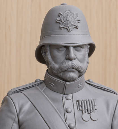 SM12 Colour Sergeant Bourne – Zulu Film Inspired Unpainted Multi-Scale Model Figure