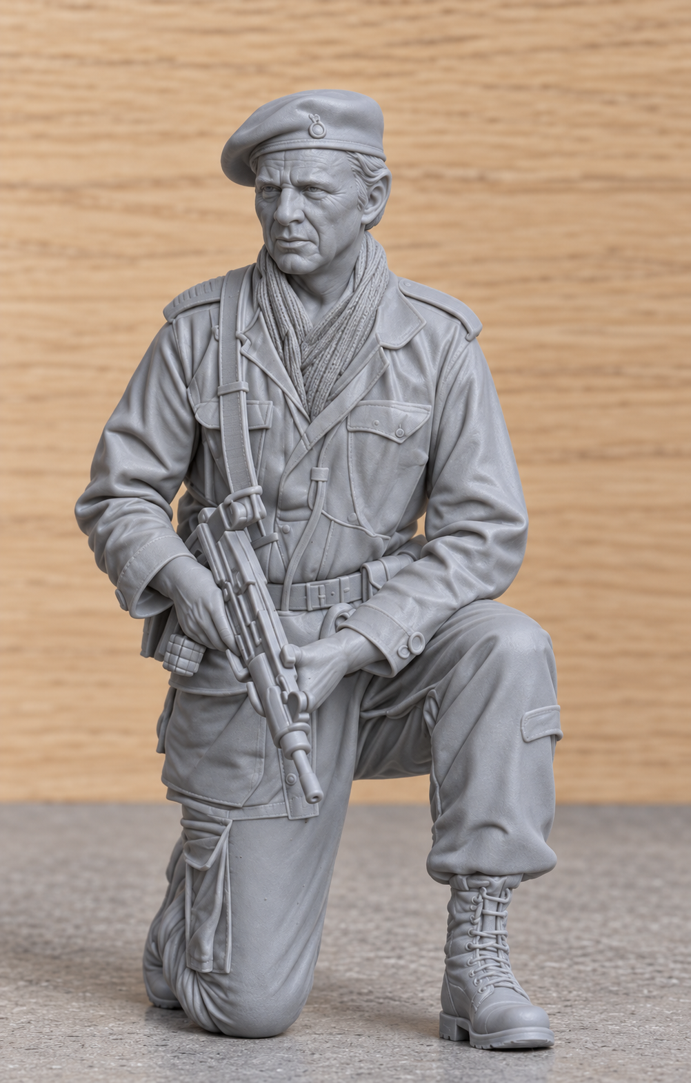 SWG2 Colonel Faulkner Kneeling – Richard Burton – The Wild Geese  Unpainted Figure