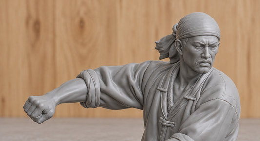 JK4 Male Chinese Fishing Junk Crew Figure – Unpainted, Multi-Scale 1/96 to 1/8