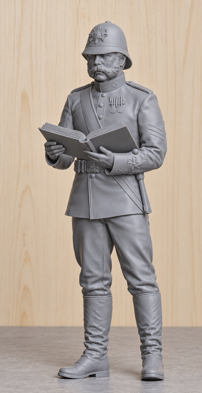 SM12 Colour Sergeant Bourne – Zulu Film Inspired Unpainted Multi-Scale Model Figure