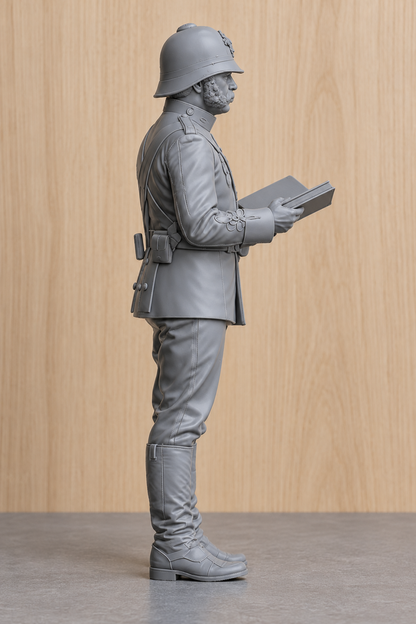 SM12 Colour Sergeant Bourne – Zulu Film Inspired Unpainted Multi-Scale Model Figure