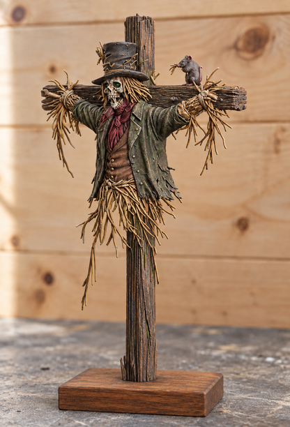 K3 – NEVER GIVE UP Undead Scarecrow – Unpainted Multi-Scale Resin Figure