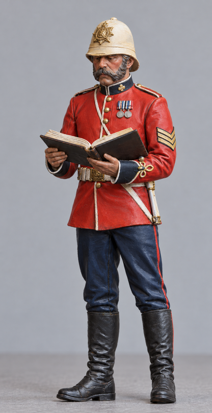 SM12 Colour Sergeant Bourne – Zulu Film Inspired Unpainted Multi-Scale Model Figure