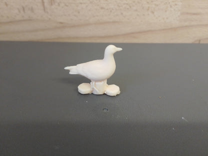 A56 – Seagull on a Perch for Coastal, Marine, and Harbor Dioramas