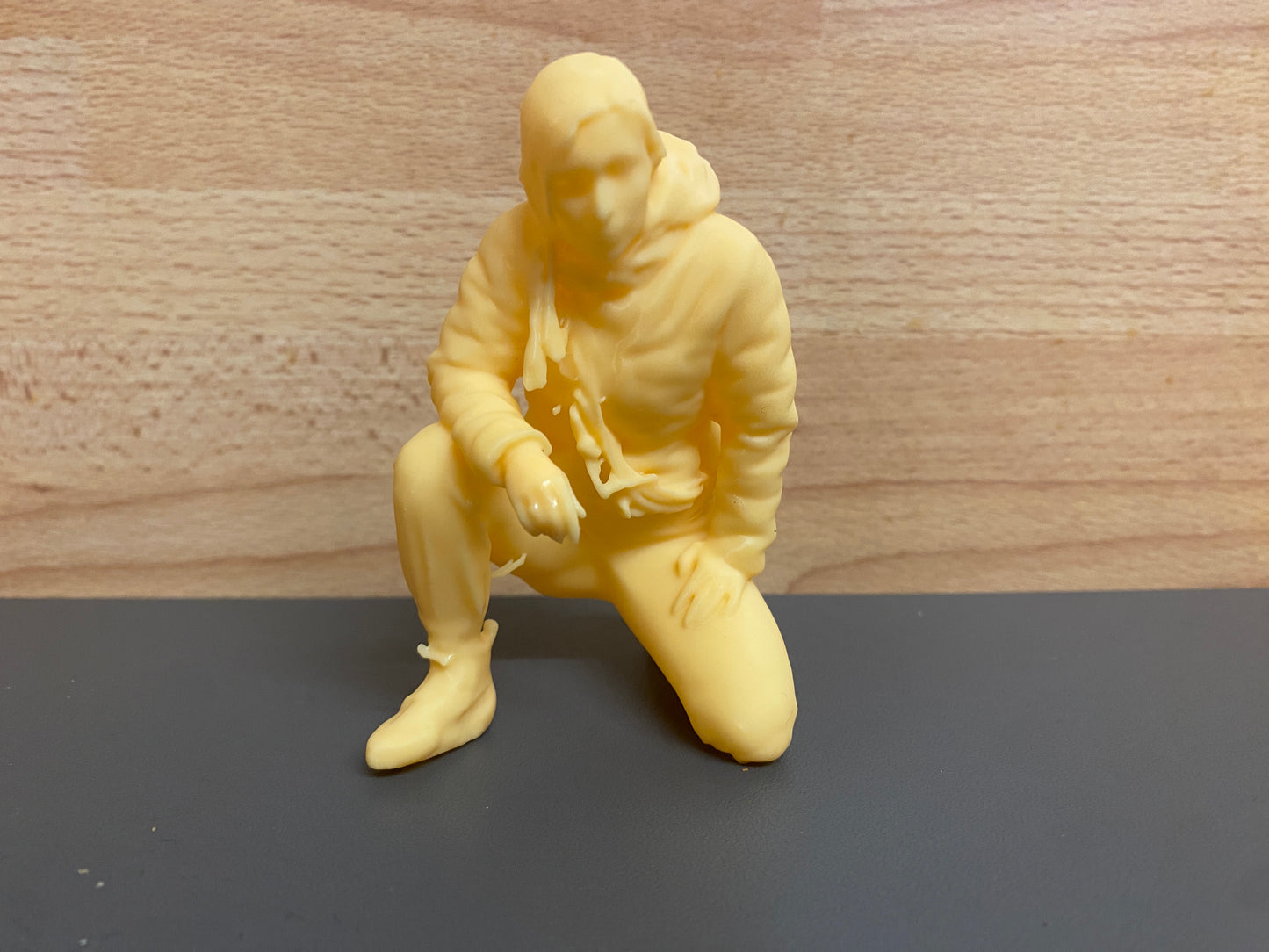 TG56 Female Yacht Crew Scale Model Figure – Crouching in Padded Waterproof Jacket