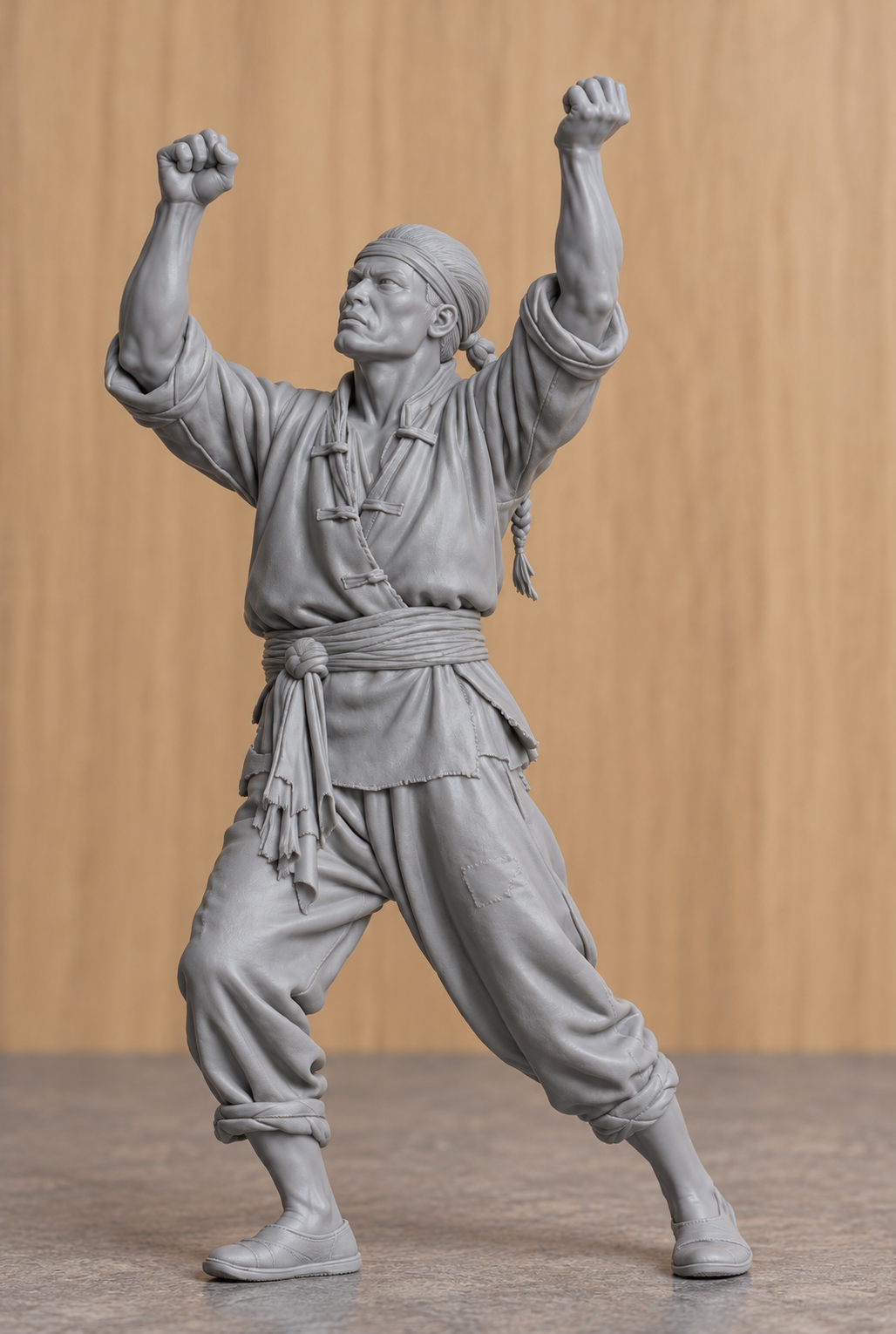 JK6 Chinese Fishing Junk Crew Figure Trimming Sail – Unpainted, Multi-Scale 1/96 to 1/8 | Jager Hobby