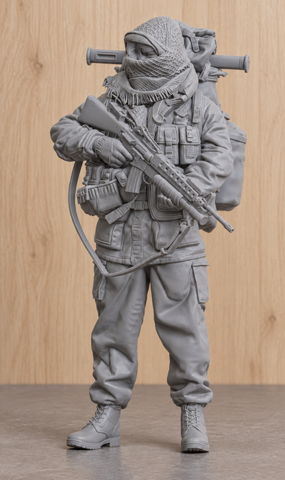 Jäger Hobby SM6 Bravo Two Zero – Gulf War Special Forces SAS  Unpainted Scale Model Figure – Multi Scale