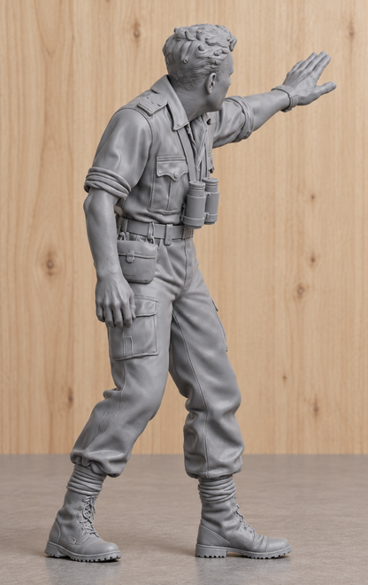 SM26 – Ice Cold in Alex Captain Anson Katie Ambulance Multi Scale Model Figure