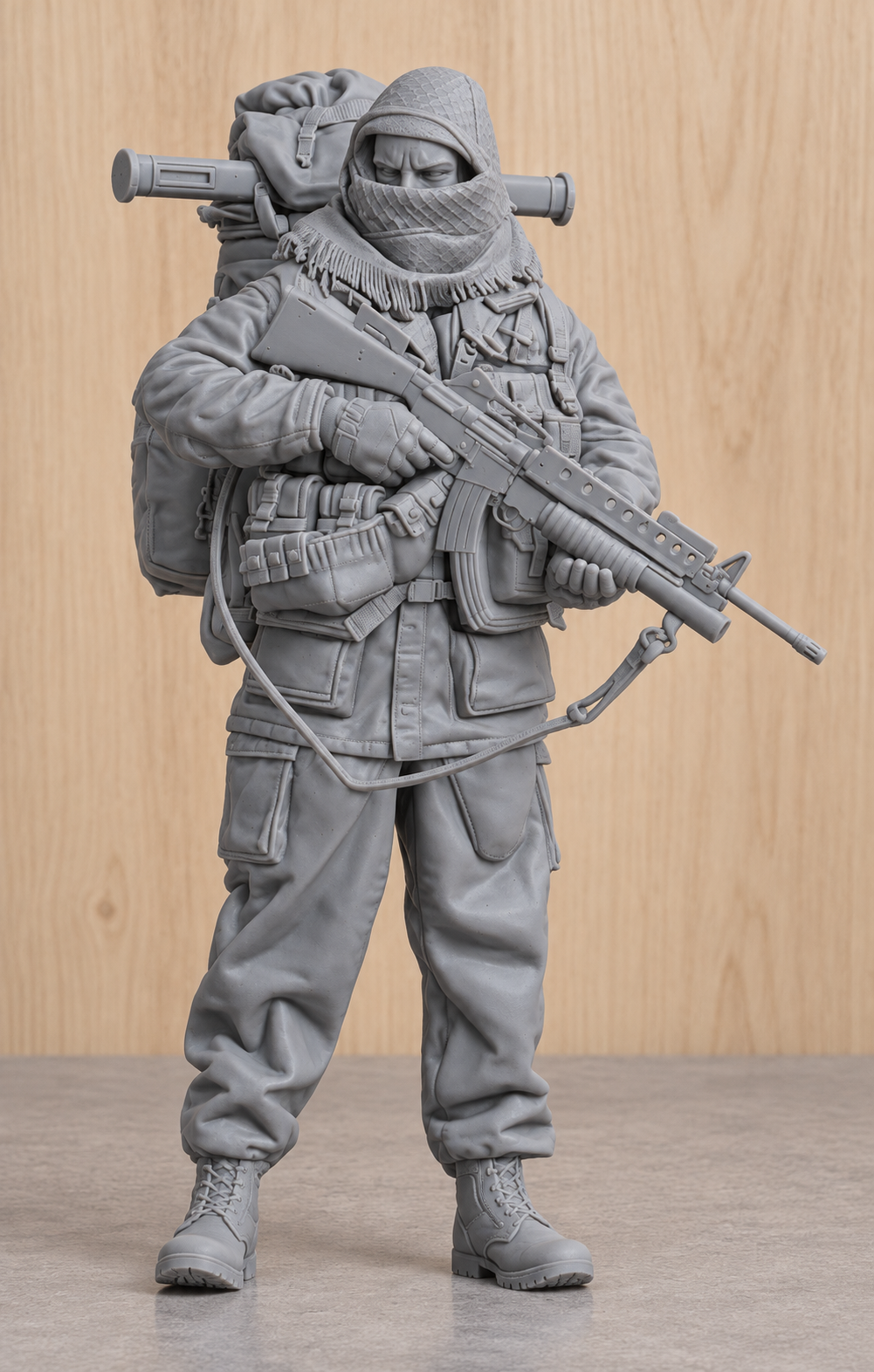 Jäger Hobby SM6 Bravo Two Zero – Gulf War Special Forces SAS  Unpainted Scale Model Figure – Multi Scale