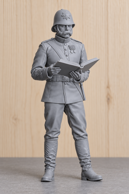 SM12 Colour Sergeant Bourne – Zulu Film Inspired Unpainted Multi-Scale Model Figure